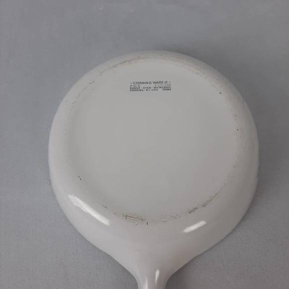 Corning Ware 6 1/2" Suacepan with Lid, Blue Cornflower Design - Picture 6 of 9